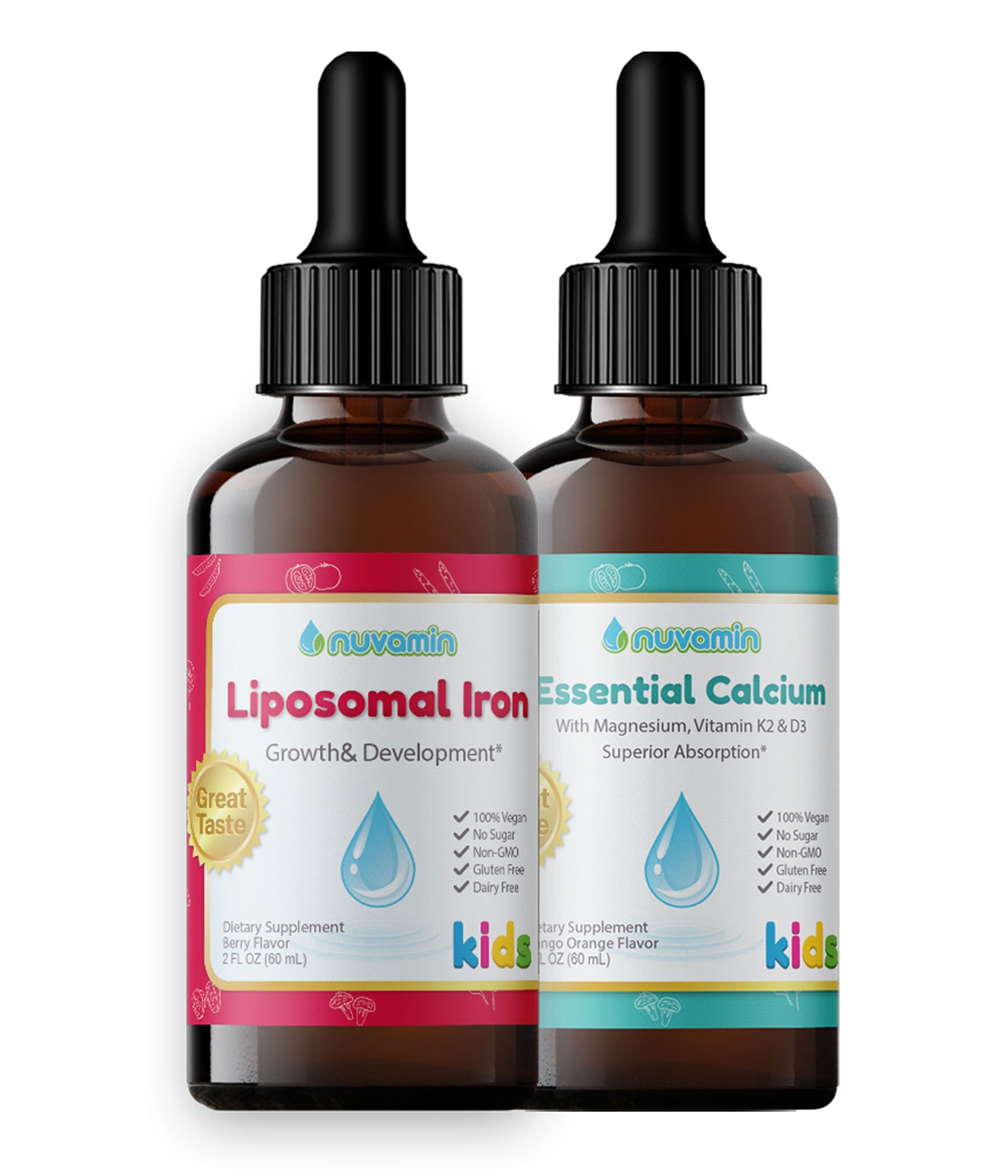 Nuvamin Liposomal Iron & Essential Calcium/Magnesium Bundle