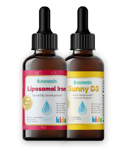 Nuvamin Liposomal Iron & Liposomal Vitamin D3 Bundle