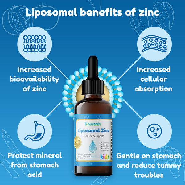 Nuvamin Liquid Liposomal Zinc Drops 2Fl. Oz (60ml)